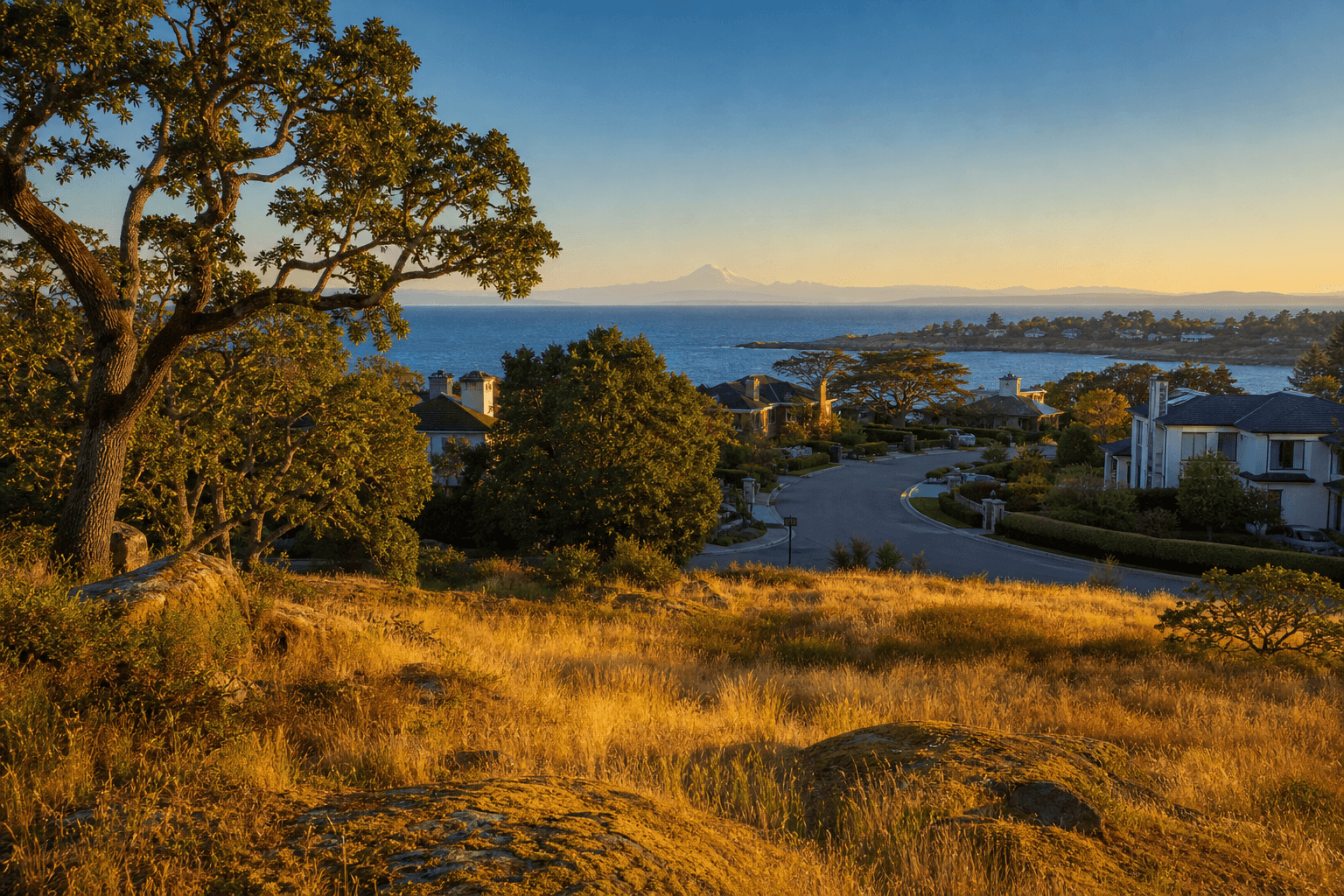 Uplands Park and Oak Bay coastline, Greater Victoria